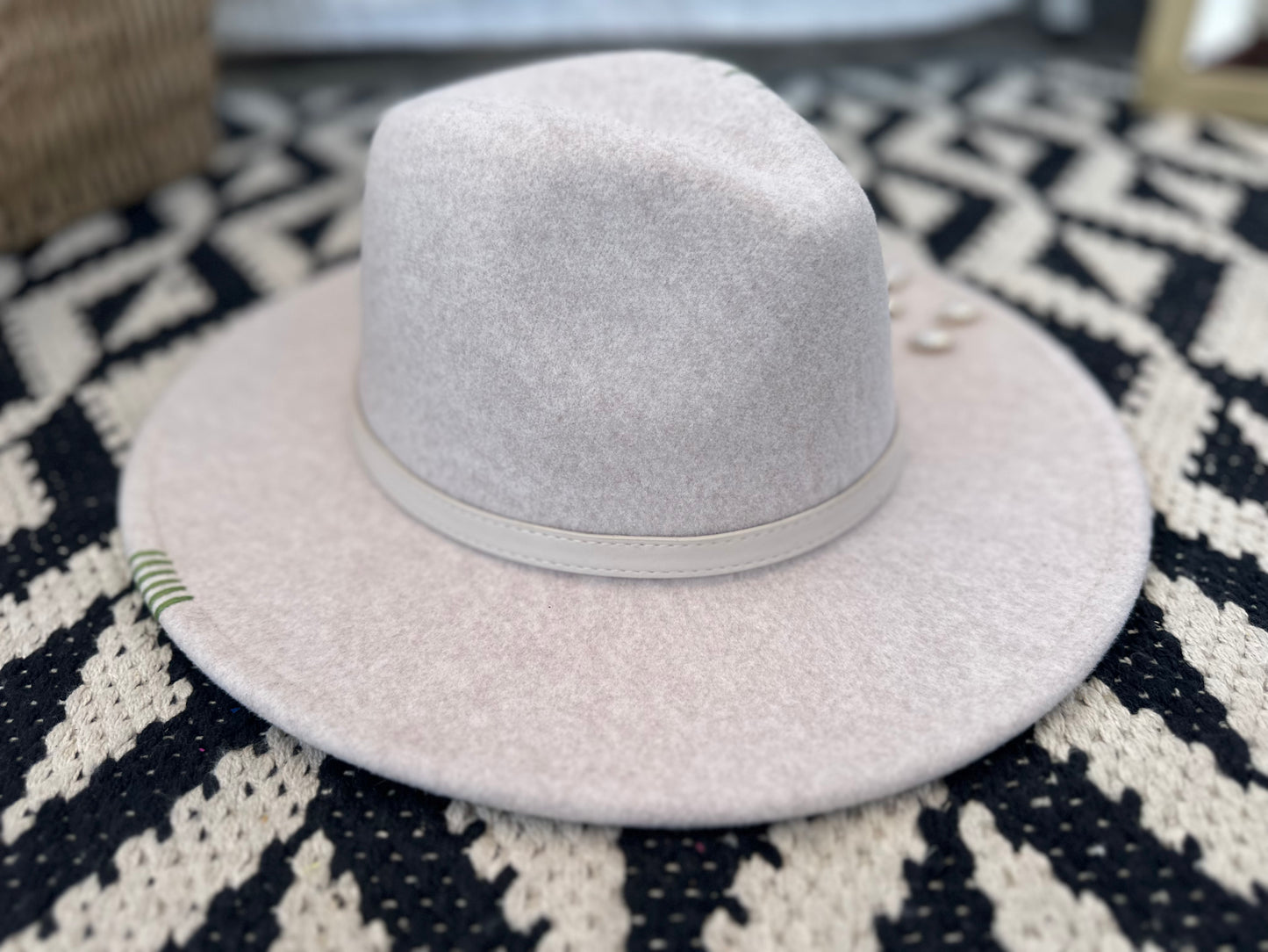 Wide Brim Hat Cimiento – Renacimiento Collection – Beige