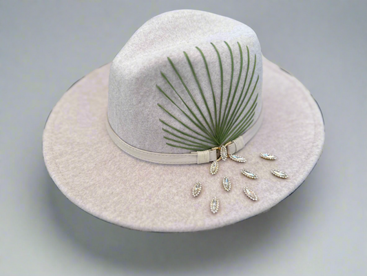 Wide Brim Hat Cimiento – Renacimiento Collection – Beige