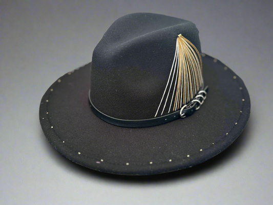 Wide Brim Hat Raíz– Renacimiento Collection – Beige