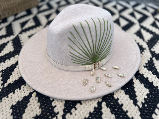 Wide Brim Hat Cimiento – Renacimiento Collection – Beige