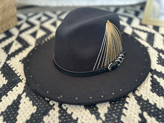 Wide Brim Hat Raíz– Renacimiento Collection – Beige